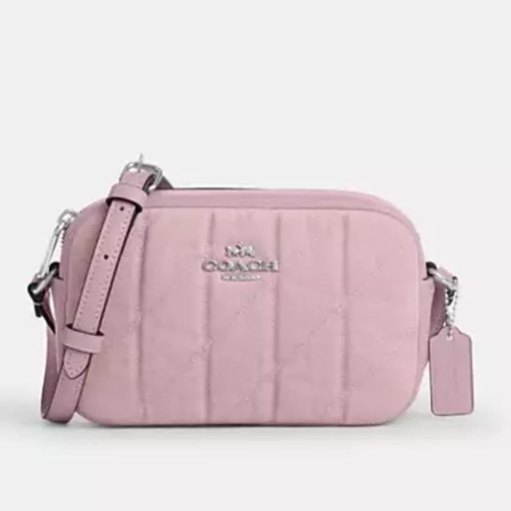 Coach Pink Quilted Crossbody Bag